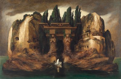 Dodeneiland door Karl Wilhelm Diefenbach